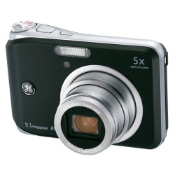 GE A950 9.1 megapixel digital camera, 5X Optical zoom, Panorama (Black)